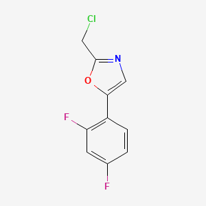 2-(Chloromethyl)-5-(2,4-difluorophenyl)oxazole