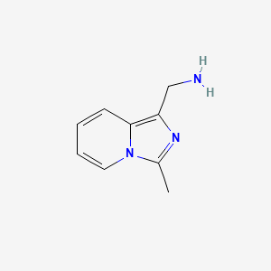 {3-Methylimidazo[1,5-a]pyridin-1-yl}methanamine