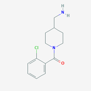 [1-(2-Chlorobenzoyl)piperidin-4-yl]methanamine