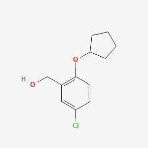 [5-Chloro-2-(cyclopentyloxy)phenyl]methanol