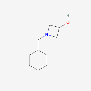 molecular formula C10H19NO B1461569 1-(Cyclohexylmethyl)azetidin-3-ol CAS No. 1206680-45-6