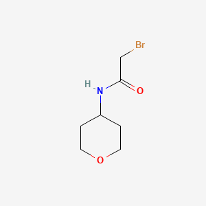 2-Bromo-N-tetrahydro-2H-pyran-4-ylacetamide