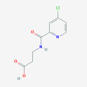 molecular formula C9H9ClN2O3 B1461571 N-[(4-Chloro-2-pyridinyl)carbonyl]-beta-alanine CAS No. 1154331-87-9