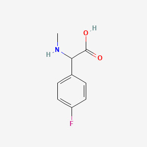 2-(4-Fluorophenyl)-2-(methylamino)acetic acid