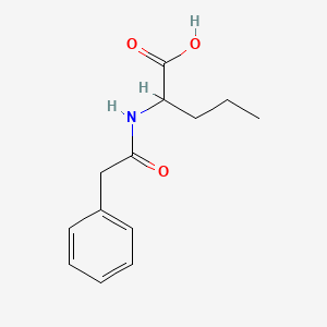molecular formula C13H17NO3 B1461584 2-(2-Phenylacetamido)pentanoic acid CAS No. 65415-01-2