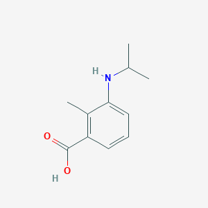 molecular formula C11H15NO2 B1461587 2-Methyl-3-[(propan-2-yl)amino]benzoic acid CAS No. 1157405-32-7