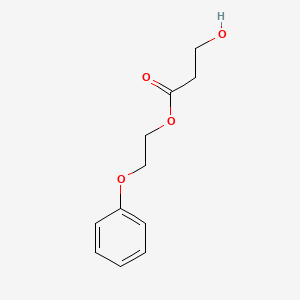 molecular formula C11H14O4 B14615963 2-Phenoxyethyl 3-hydroxypropanoate CAS No. 60359-41-3
