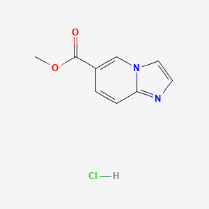 Methyl imidazo[1,2-a]pyridine-6-carboxylate hydrochloride