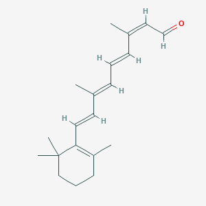 molecular formula C20H28O B014616 13-cis-Retinal CAS No. 472-86-6