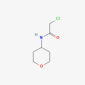 2-chloro-N-(oxan-4-yl)acetamide