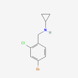 N-(4-bromo-2-chlorobenzyl)cyclopropanamine