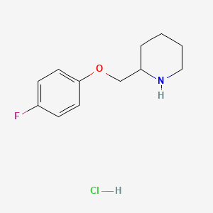 2-[(4-Fluorophenoxy)methyl]piperidine hydrochloride