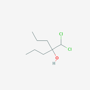 molecular formula C8H16Cl2O B14616233 4-(Dichloromethyl)heptan-4-ol CAS No. 60427-70-5