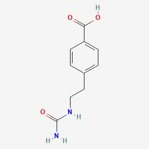 4-[2-(Carbamoylamino)ethyl]benzoic acid