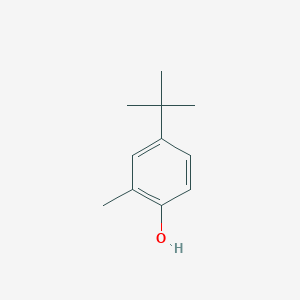 molecular formula C11H16O B146163 4-tert-Butyl-2-methylphenol CAS No. 98-27-1