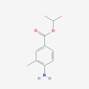 molecular formula C11H15NO2 B1461641 Propan-2-yl 4-amino-3-methylbenzoate CAS No. 1155060-51-7