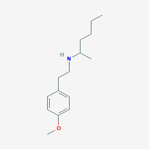 molecular formula C15H25NO B1461644 (Hexan-2-yl)[2-(4-methoxyphenyl)ethyl]amine CAS No. 1157257-89-0