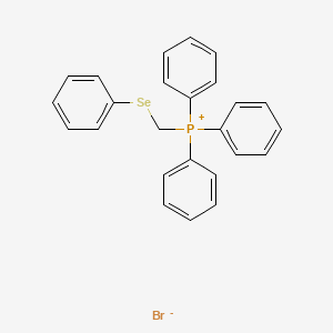 molecular formula C25H22BrPSe B14616450 Phosphonium, triphenyl[(phenylseleno)methyl]-, bromide CAS No. 60466-52-6