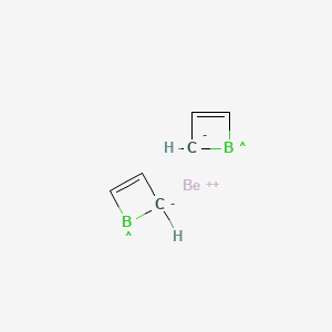 molecular formula C6H6B2Be B14616456 Beryllium diboret-2-id-1(2H)-yl CAS No. 60490-01-9