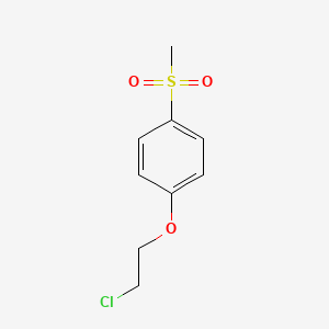 molecular formula C9H11ClO3S B1461646 1-(2-氯乙氧基)-4-甲磺酰苯 CAS No. 34334-22-0
