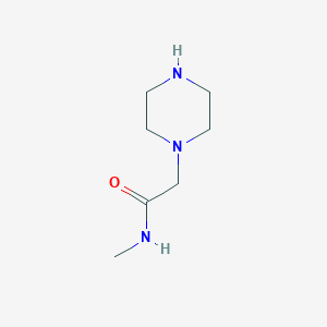 molecular formula C7H17Cl2N3O B1461647 N-methyl-2-piperazin-1-ylacetamide CAS No. 39890-41-0