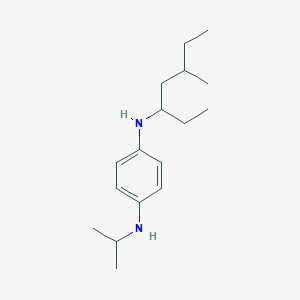 molecular formula C17H30N2 B14616477 N~1~-(5-Methylheptan-3-yl)-N~4~-(propan-2-yl)benzene-1,4-diamine CAS No. 58666-82-3