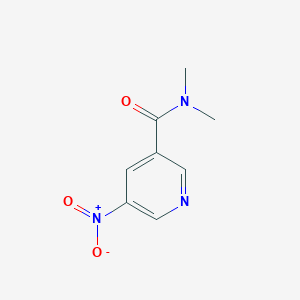 molecular formula C8H9N3O3 B14616491 N,N-Dimethyl-5-nitropyridine-3-carboxamide CAS No. 59290-15-2