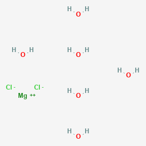 molecular formula Cl2H12MgO6 B146165 Magnesium dichloride hexahydrate CAS No. 7791-18-6