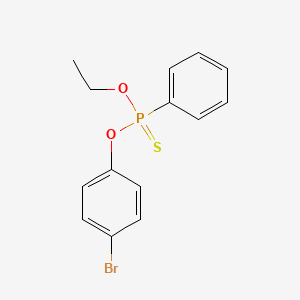 molecular formula C14H14BrO2PS B14616550 O-(4-Bromophenyl) O-ethyl phenylphosphonothioate CAS No. 57856-24-3