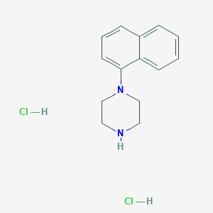 molecular formula C14H18Cl2N2 B1461656 1-(Naphth-1-yl)piperazine dihydrochloride CAS No. 1188264-04-1