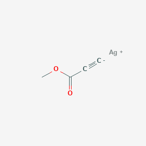molecular formula C4H3AgO2 B14616577 Silver, (3-methoxy-3-oxo-1-propynyl)- CAS No. 57031-37-5