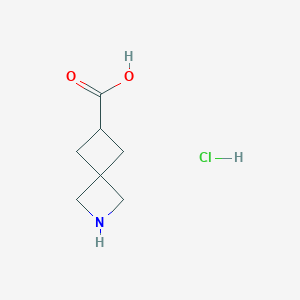 2-Azaspiro[3.3]heptane-6-carboxylic acid hydrochloride