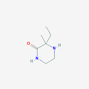 molecular formula C7H14N2O B1461667 3-Ethyl-3-methylpiperazin-2-one CAS No. 890926-67-7