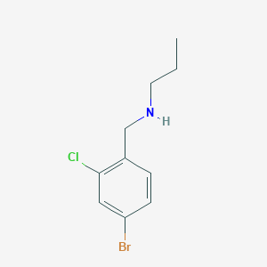 [(4-Bromo-2-chlorophenyl)methyl](propyl)amine
