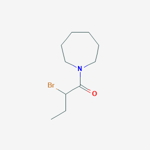 molecular formula C10H18BrNO B1461681 1-(Azepan-1-yl)-2-bromobutan-1-one CAS No. 1172770-52-3