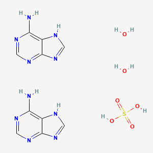 9H-Purin-6-amine hemisulfate dihydrate