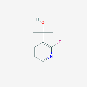 molecular formula C8H10FNO B1461683 2-(2-Fluoropyridin-3-YL)propan-2-OL CAS No. 40247-48-1