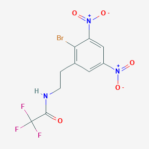 N-(2-bromo-3,5-dinitrophenethyl)-2,2,2-trifluoroacetamide