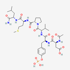 molecular formula C36H56N7O13PS B1461697 Ac-Asp-Tyr(PO3H2)-Val-Pro-Met-Leu-NH2 