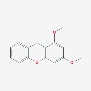 molecular formula C15H14O3 B14616978 9H-Xanthene, 1,3-dimethoxy- CAS No. 57615-55-1