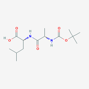 molecular formula C14H26N2O5 B14616991 N-(tert-Butoxycarbonyl)-L-alanyl-D-leucine CAS No. 60079-52-9