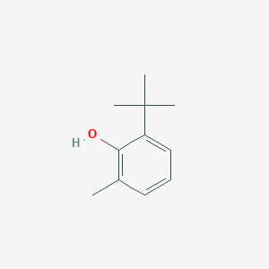 molecular formula C11H16O B146170 2-叔丁基-6-甲基苯酚 CAS No. 2219-82-1