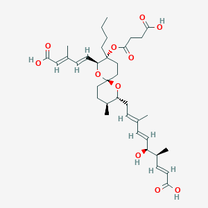 molecular formula C36H52O11 B146171 Reveromycin A CAS No. 134615-37-5