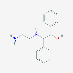 molecular formula C16H20N2O B14617121 2-(2-Aminoethylamino)-1,2-diphenylethanol CAS No. 58733-26-9
