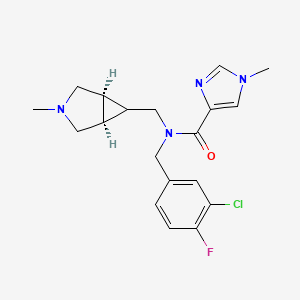 molecular formula C19H22ClFN4O B1461716 PF-03463275 CAS No. 1173239-39-8