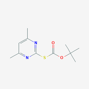 tert-Butyl-5-(4.6-dimethylpyrimidine-2-yl)thiolcarbonate