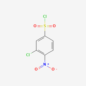 molecular formula C6H3Cl2NO4S B1461730 3-Chloro-4-nitrobenzenesulfonyl chloride CAS No. 64835-30-9