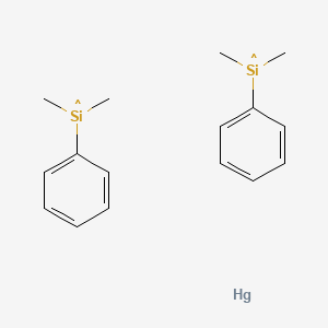 molecular formula C16H22HgSi2 B14617334 Dimethyl(phenyl)silyl--mercury (2/1) CAS No. 59612-26-9