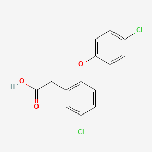 2-(2-(4-Chlorophenoxy)-5-chlorophenyl)acetic acid