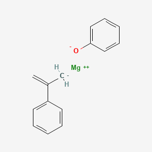 molecular formula C15H14MgO B14617536 magnesium;prop-1-en-2-ylbenzene;phenoxide CAS No. 58688-36-1